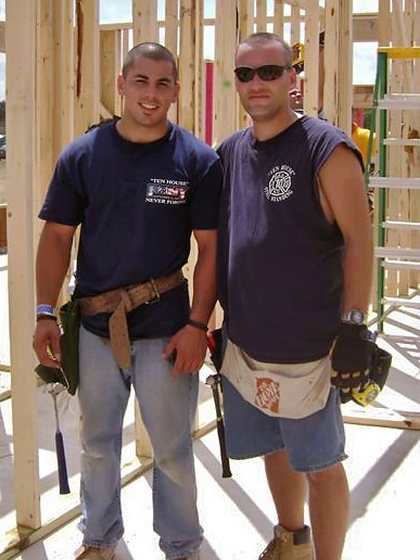 FF Vinny Fennimore, Ladder 10 and FF Jimmy Sands, Engine 10