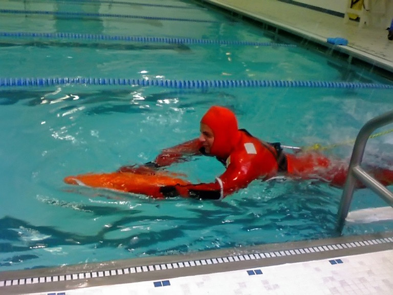 Water rescue training