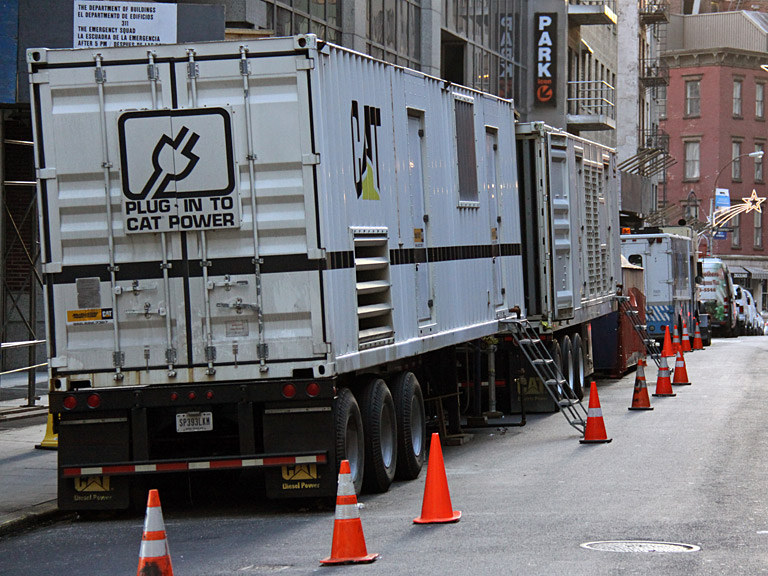 Aftermath of Hurricane Sandy - The generators